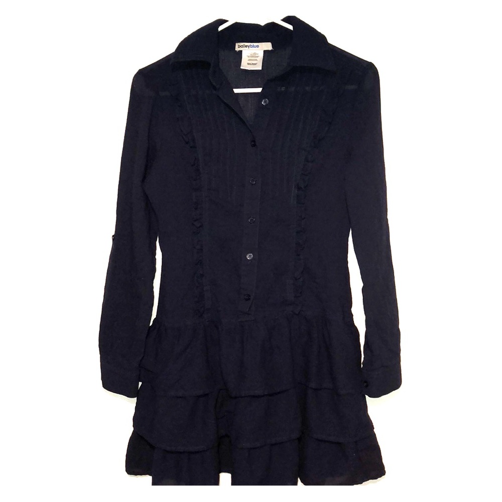 Navy Blue button down dress